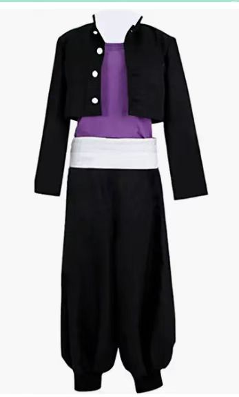 【Ready for ship】Anime Jujutsu Kaisen Cosplay Todo Aoi Costumes Jacket Black Coat Halloween