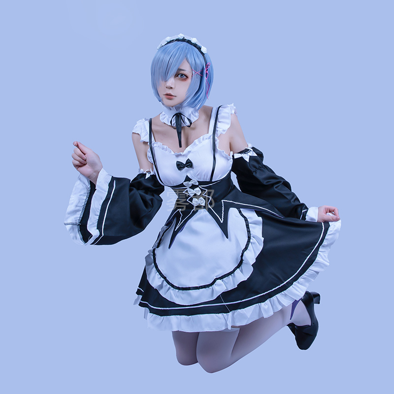 Anime Re: Life In A Different World From Zero Rem Winter Cosplay Costume And Cosplay Wig