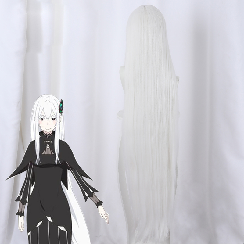 Re:Zero Re: Life In A Different World From Zero Echidna Anime Cosplay Wig 80-110cm
