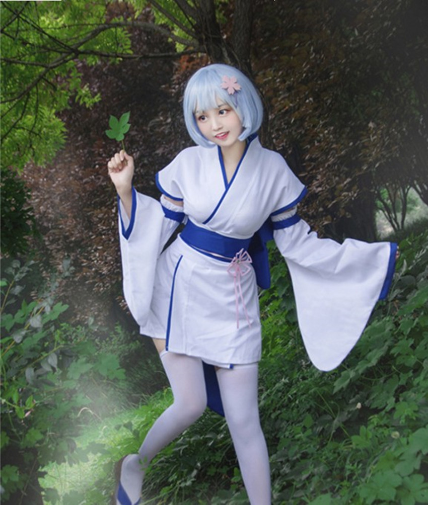 Anime Re: Life In A Different World From Zero Ram kimono Cosplay Costume