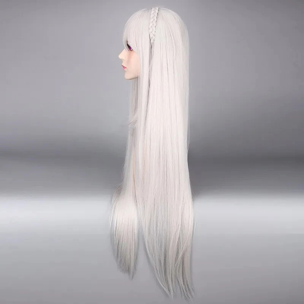 Anime Re: Life In A Different World From Zero Emilia Gray Cosplay Wig 