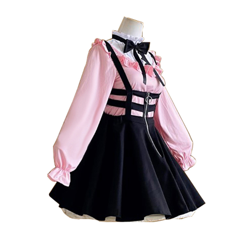 Game The Idolm@Ster Mayuzumi Fuyuko Costumes for girls  Skirt Dress up Suit