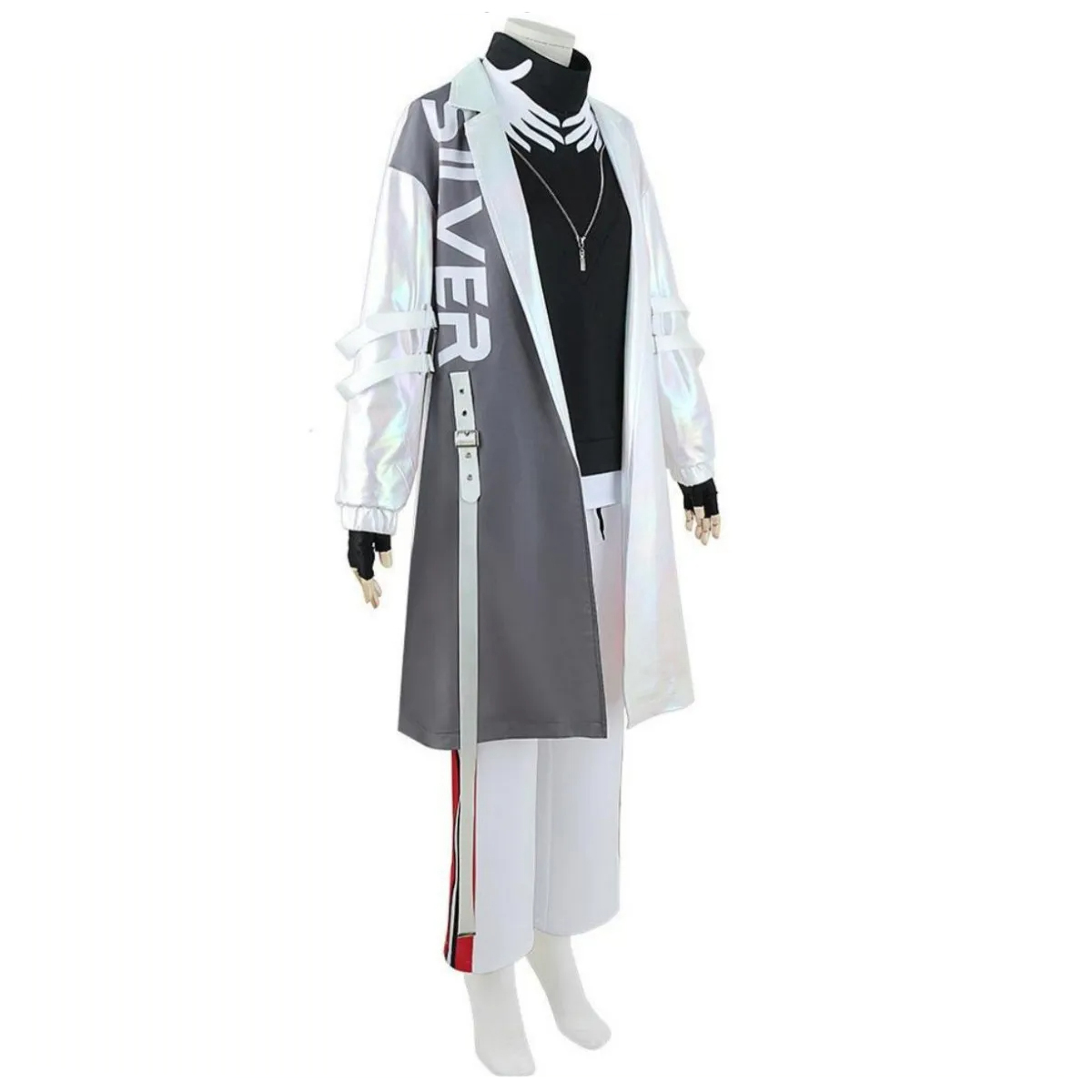 Anime Virtual YouTuber Kagami Hayato Cosplay Costume Wig Illusory Color Coat Man Woman Halloween 