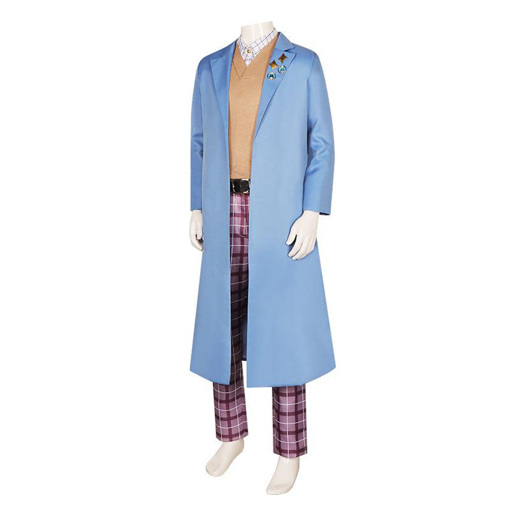 Vtuber Ike Eveland Cosplay Costumes Suit Virtual Singer Halloween Carnival Dress for Men and Women Girls