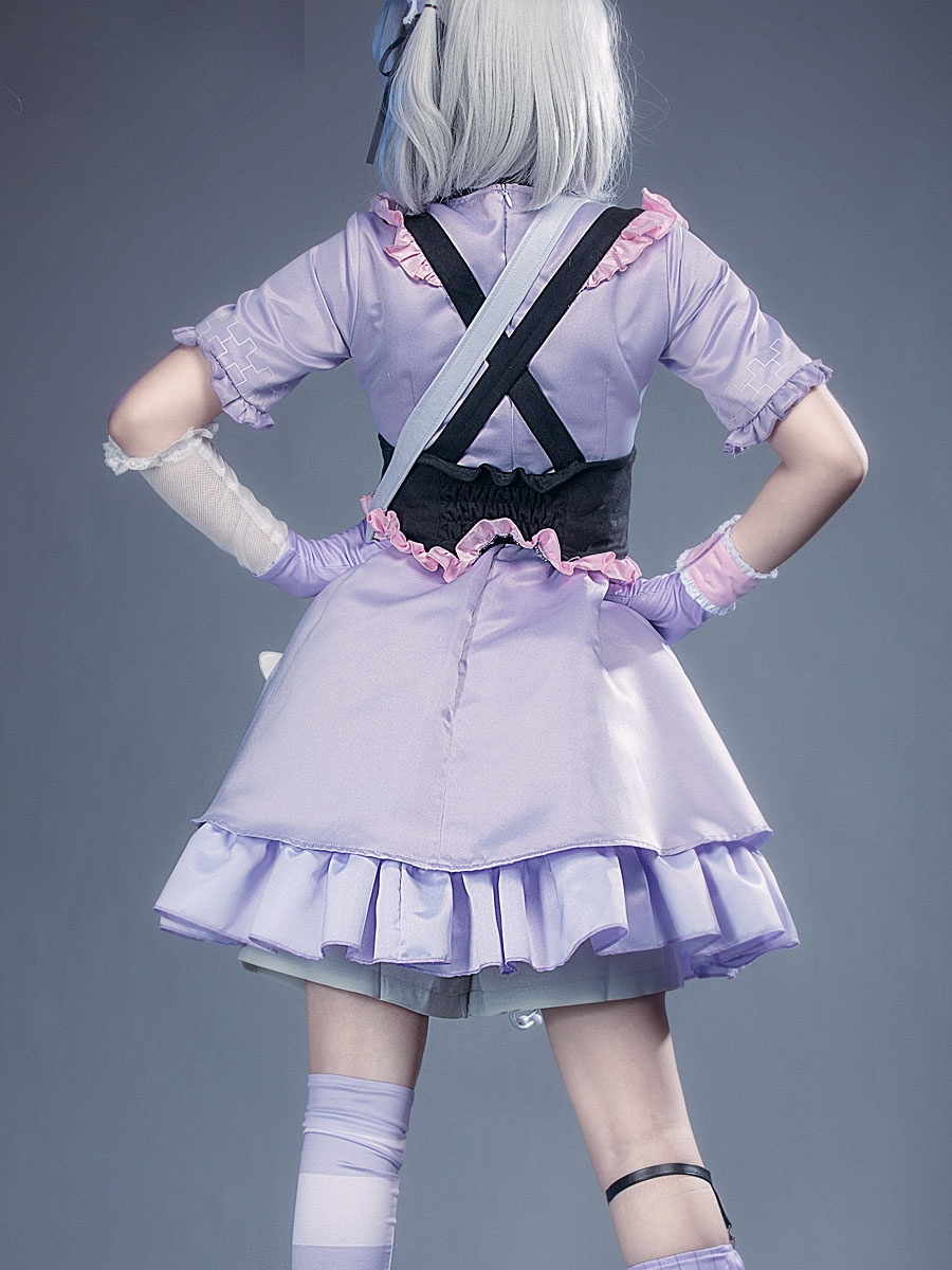 Anime Virtual YouTuber Sukoya Kana Doctor Outfit Cosplay Costume Wig