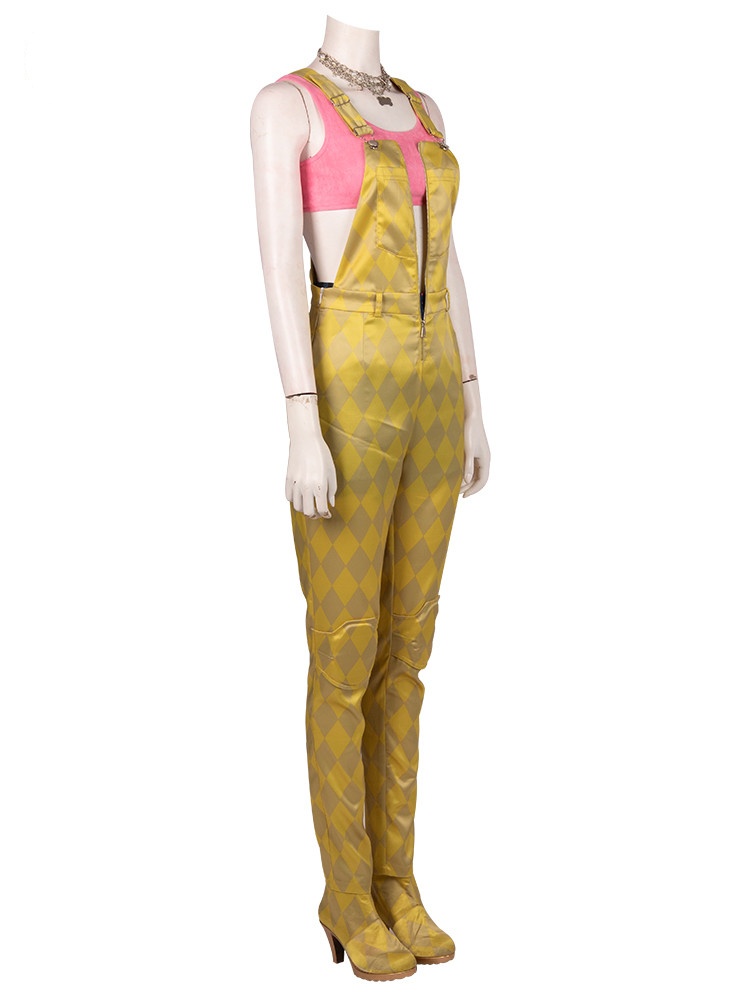 DC Movie Bird of Prey Harley Quinn costume Full Harlequin cosplay outfit