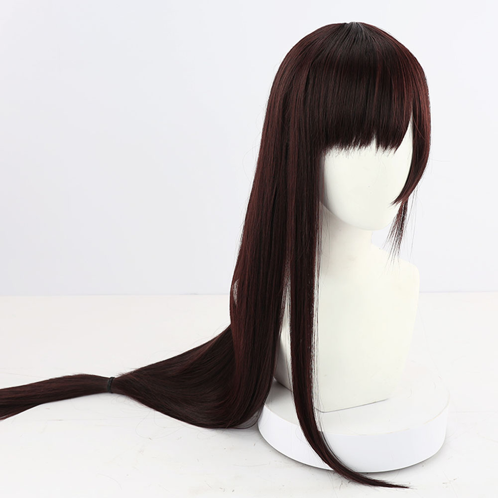 Final Fantasy VII Remake Tifa Lockhart Cosplay Wig Black And Brown Length: 90cm