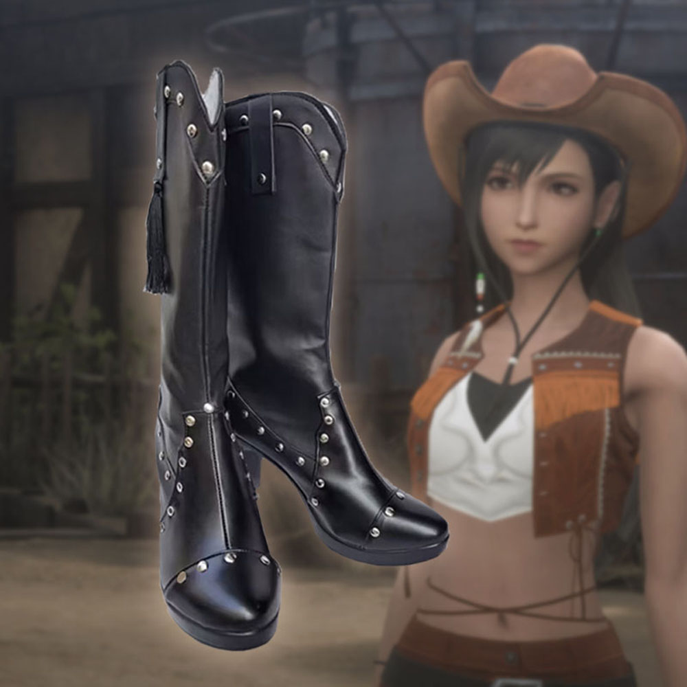 Final Fantasy VII Tifa Lockhart Cosplay Shoes Custom Made Boots