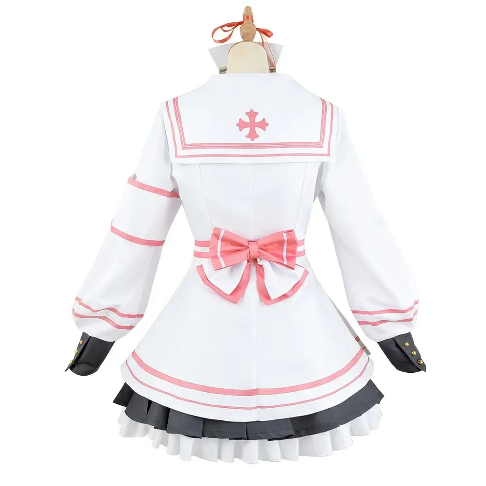 Game Blue Archive Sumi Serina Cosplay Costume Women Uniform Casual Jacket Skirt Wig