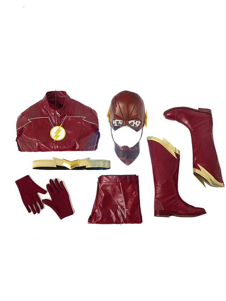Flash season 4 costume full set of customized onesie with suit cosplay custom man DC Movie
