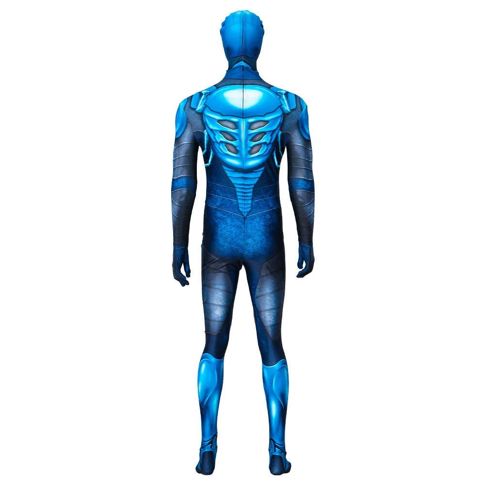 Men's Blue Beetle Costume Anime Costume Superhero Roleplay Fantasy Monkey Mask Role Playing Game Fashion Costume New DC Movie