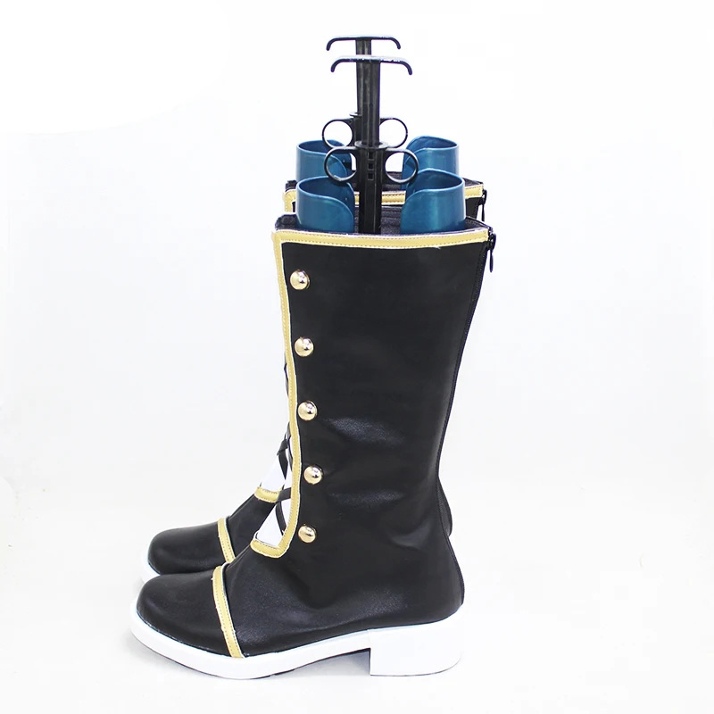 Yuki Setsuna Cosplay Shoes Love Live Nijigasaki High School Cosplay Prop PU Leather Boots