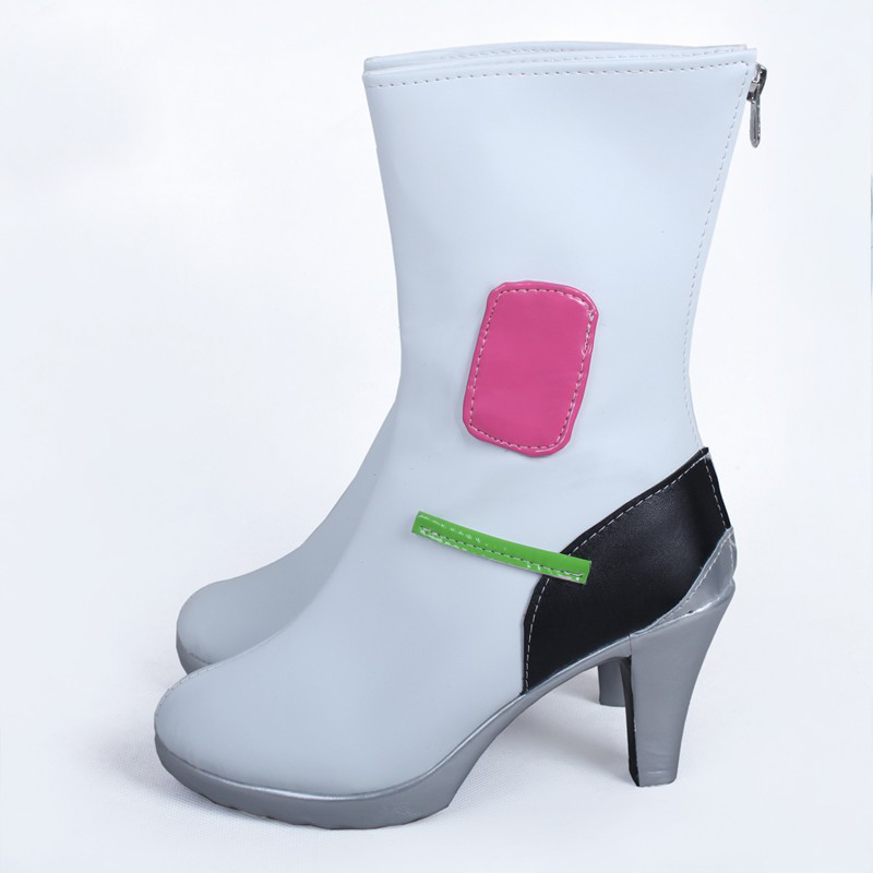 Game Overwatch D.Va Hana Song Suit Leotard Cosplay Shoes Boots