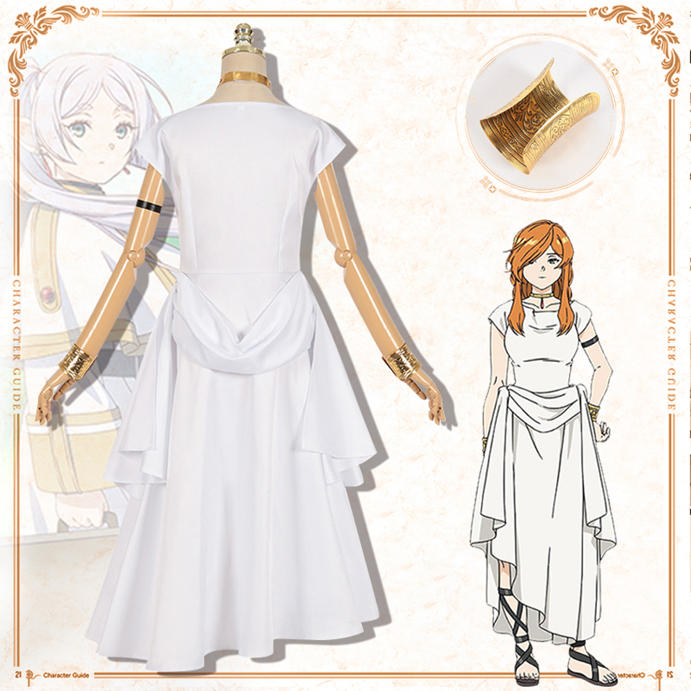 Frieren Flamme Cosplay Dress Costume Frieren Beyond Journey's End Cosplay Suit Dress Women Suit