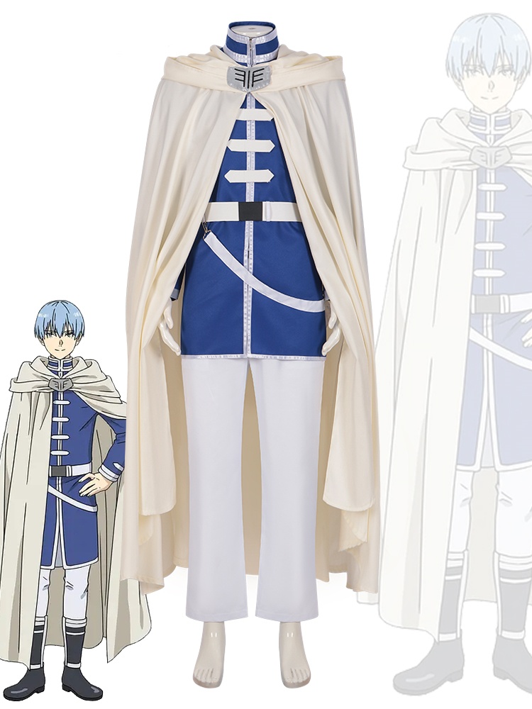 Frieren Beyond Journey's End Himmel Anime Cosplay Costume ,Cosplay Wig ,Cosplay Shoes,Shawl Cape Pants Pink Christmas Gift