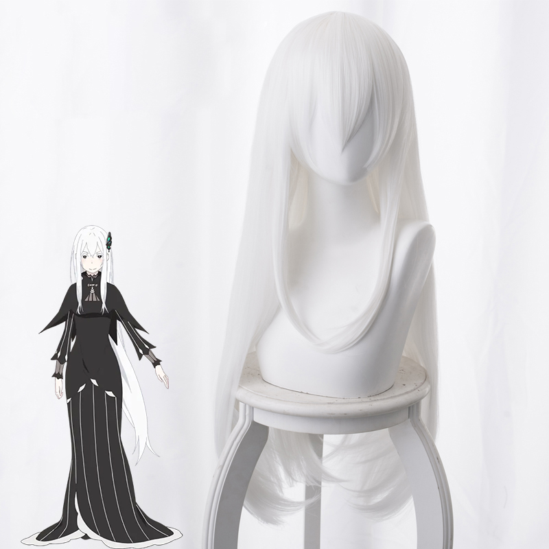 Re:Zero Re: Life In A Different World From Zero Echidna Anime Cosplay Wig 80-110cm