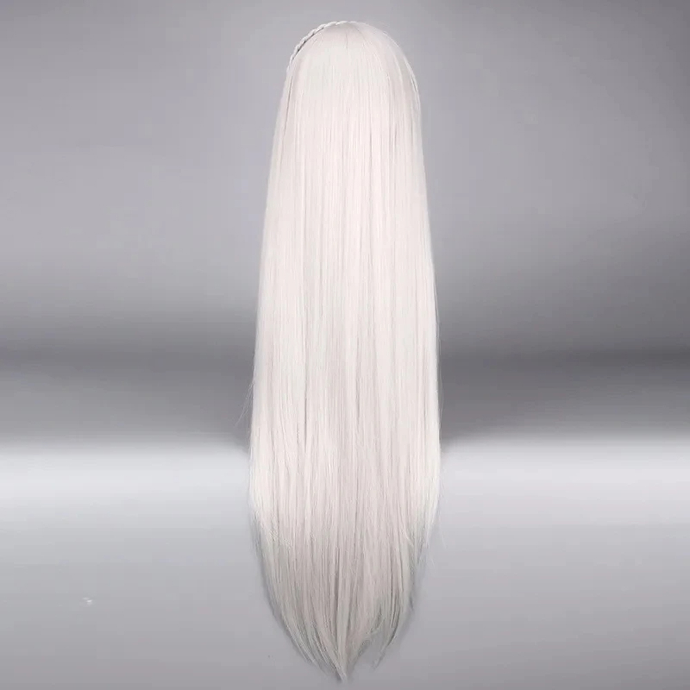 Anime Re: Life In A Different World From Zero Emilia Gray Cosplay Wig 