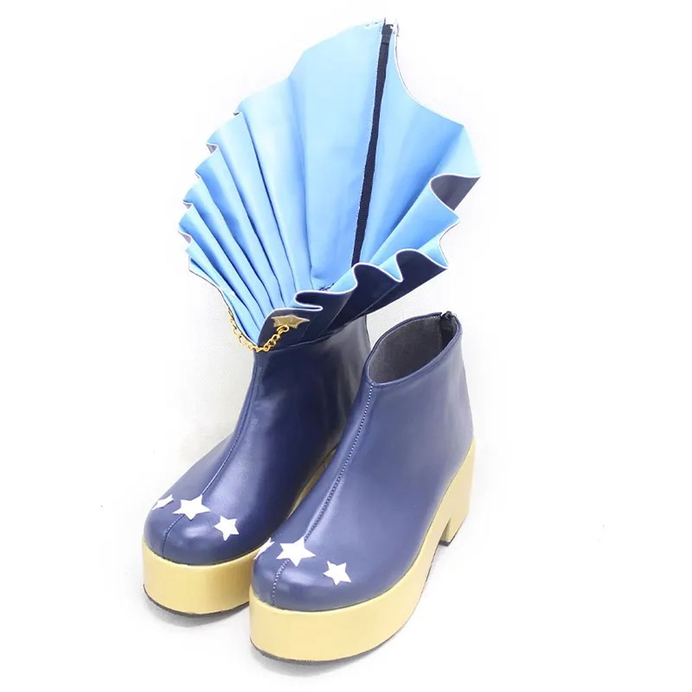 Vtuber Hoshimachi Suisei Cosplay shoes Boots Suisui leather shoes virtual anchor