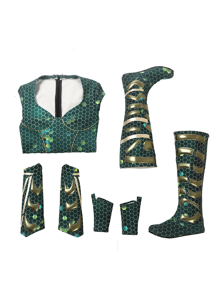 DC Movie Aquaman Mera Cosplay Costume Carnival Halloween Costume for Adult Women Jumpsuit Aquaman's Wife Mera Costume Custom made