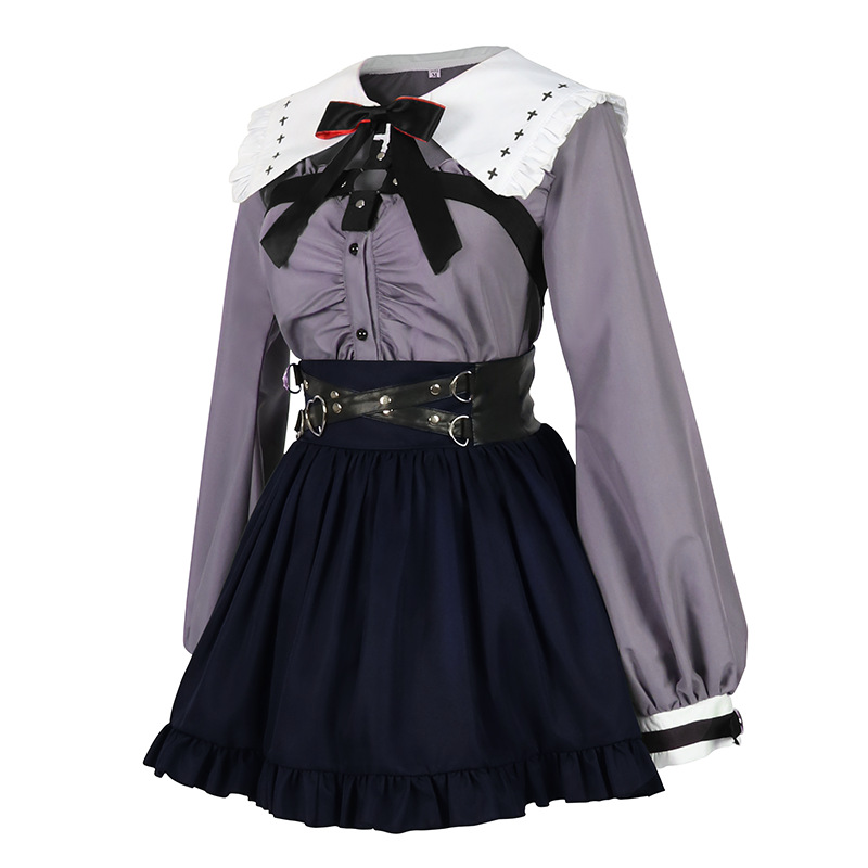 Anime Vtuber Kuzuha Sanya Cosplay Costume Women Dress Outfits Halloween Carnival Customize
