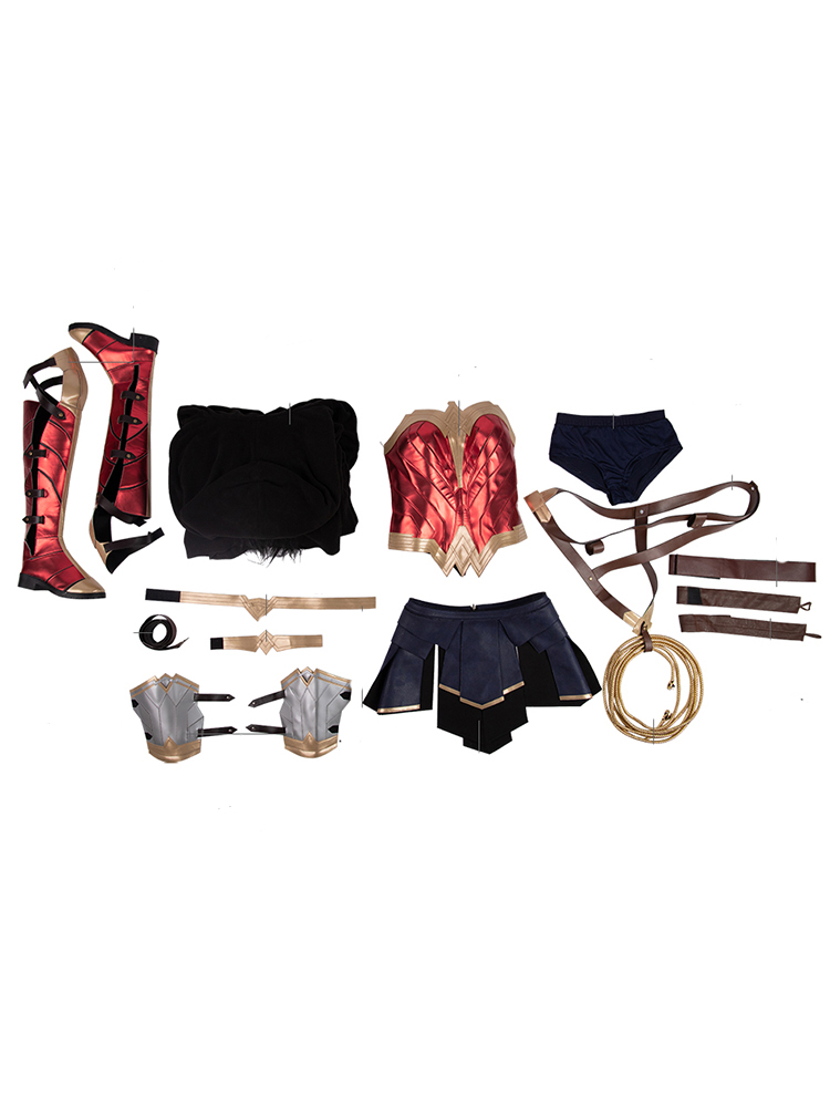 DC Movie Justice League Wonder Woman costume Diana Full costume Cape cosplay costume