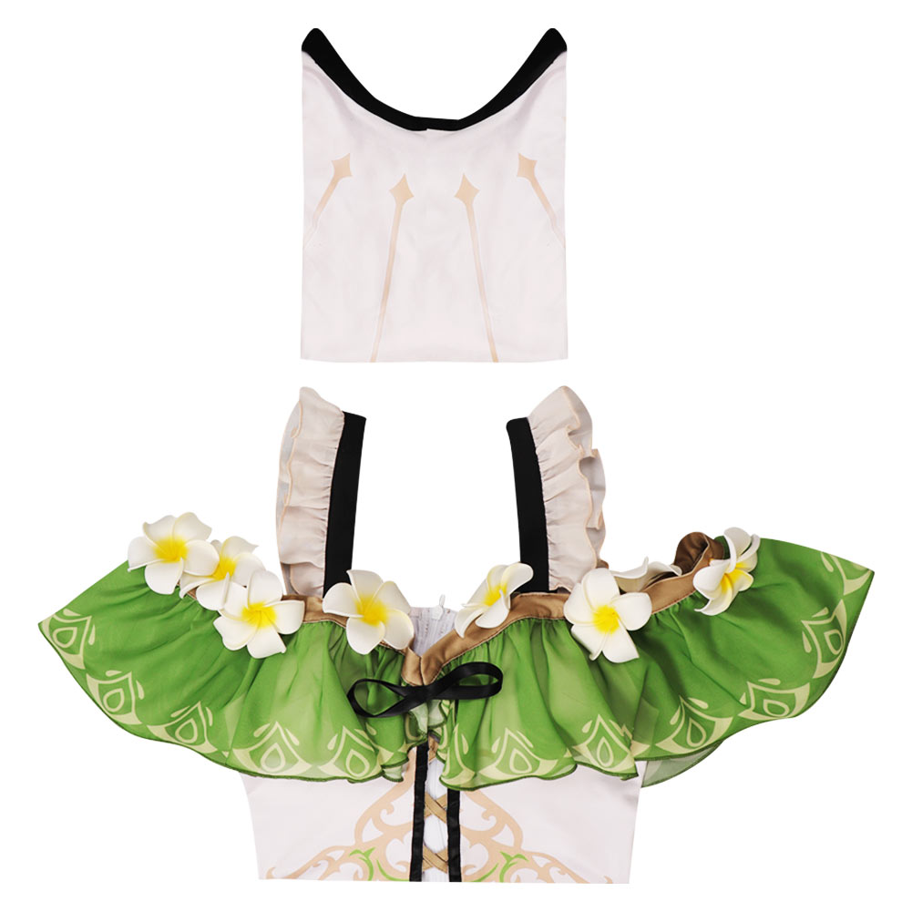 Game Genshin lmpact Nahida Cosplay Costumes for Women Swimsuit swimwear