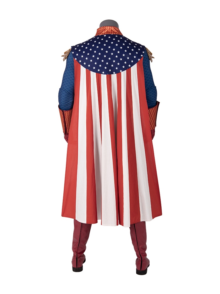 DC Movie Superhero Uniforms for Boys Cosplay Costumes Halloween Role Playing Clothes Complete Props, with Cape Boots