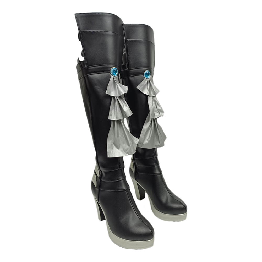 Final Fantasy 14 Gaia Cosplay Shoes  Boots High Heel 
