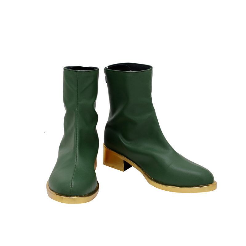 JoJo's Bizarre Adventure Jolyne Cujoh Cosplay Costume Shoes Boots Wigs Full Set 