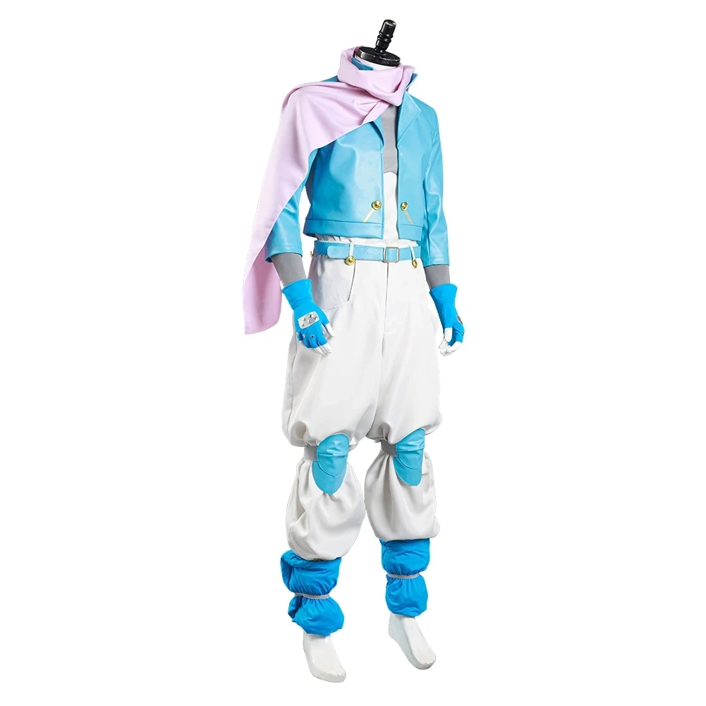 JoJo‘s Bizarre Adventure Part 2: Battle Tendency Caesar Anthonio Zeppeli Cosplay Costume Coat Pants