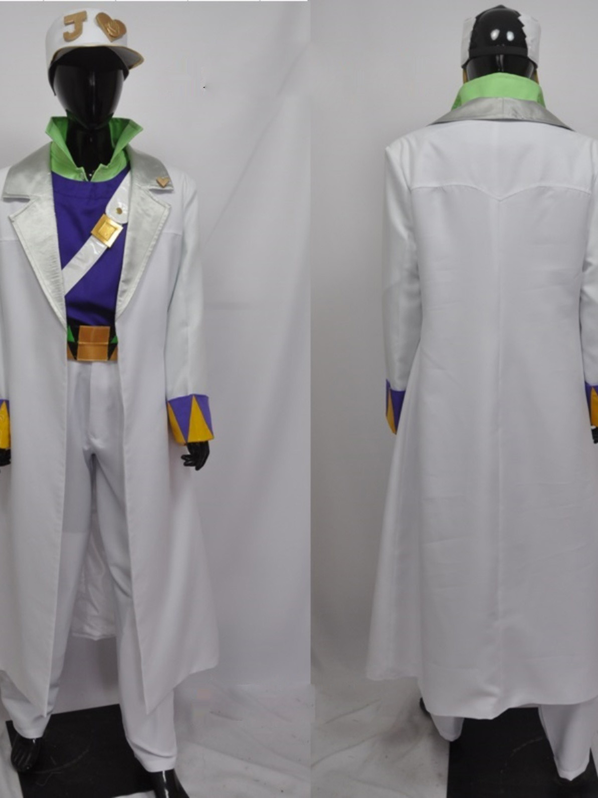 JoJo's Bizarre Adventure Kujo jotaro Cosplay Costume Halloween Party Clothings Suit Outfit Set