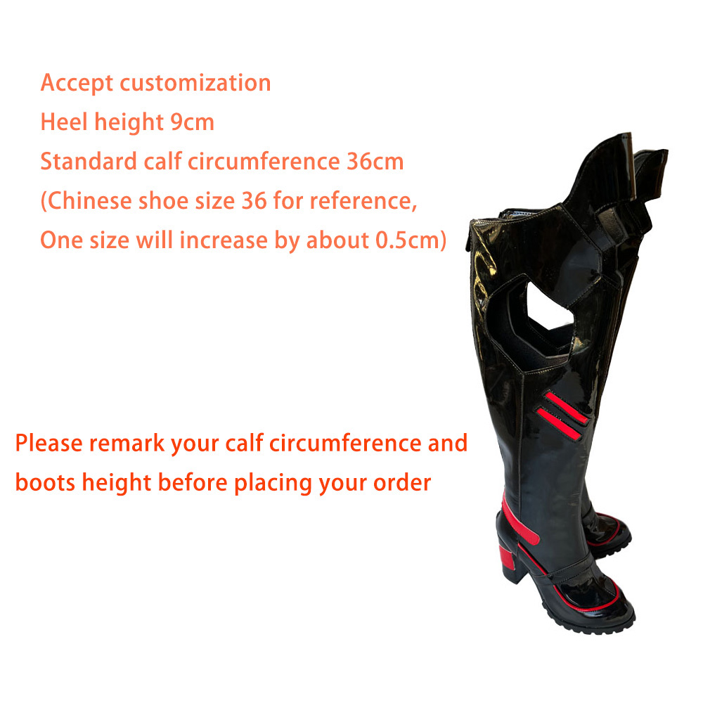 Cyberpunk Edgerunners Lucy Cosplay Shoes Boots Heel height 9cm