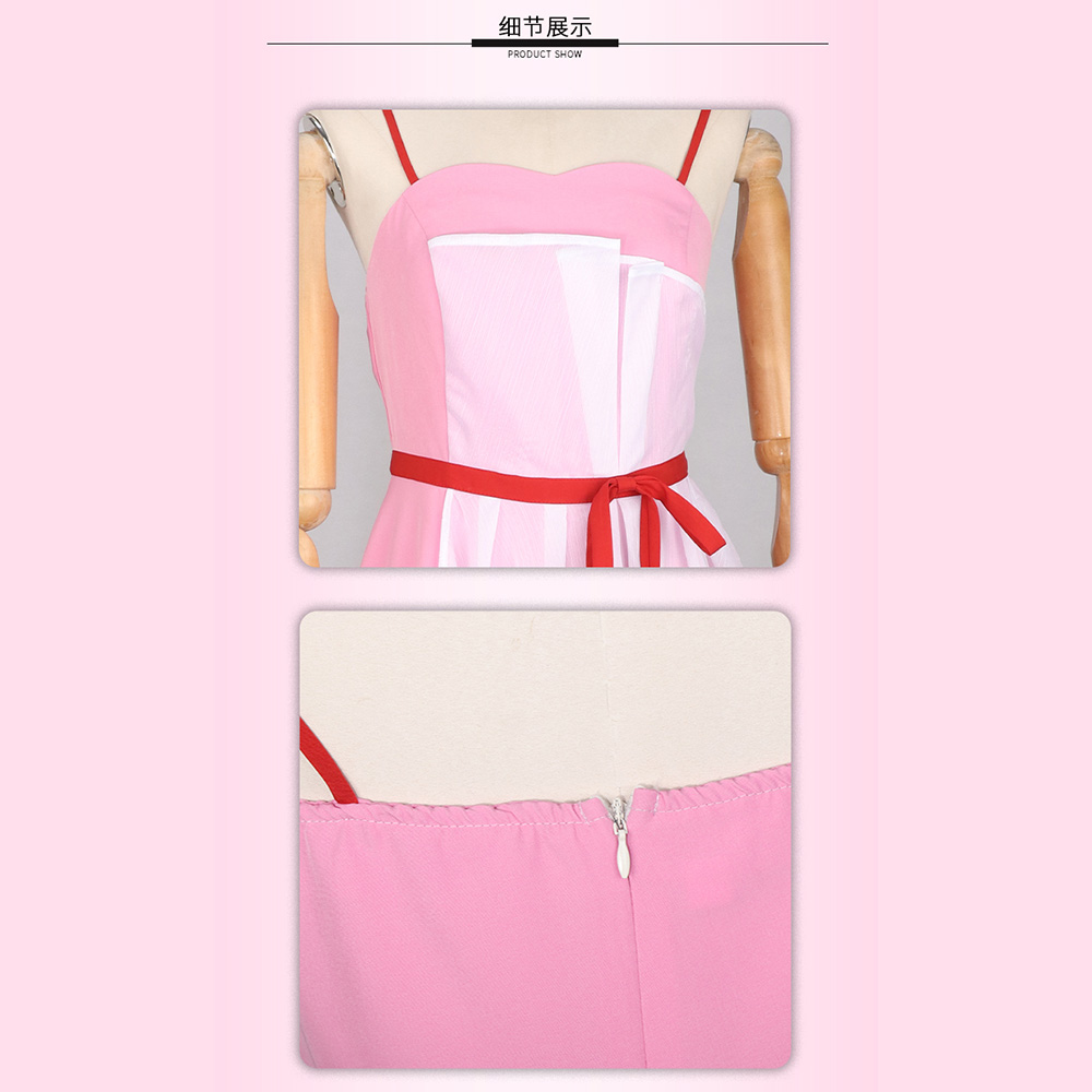 Anime Oshi No Ko Ai Ruby Hoshino Cosplay Costume Rubii Pink Ceremonial Dress Outfit