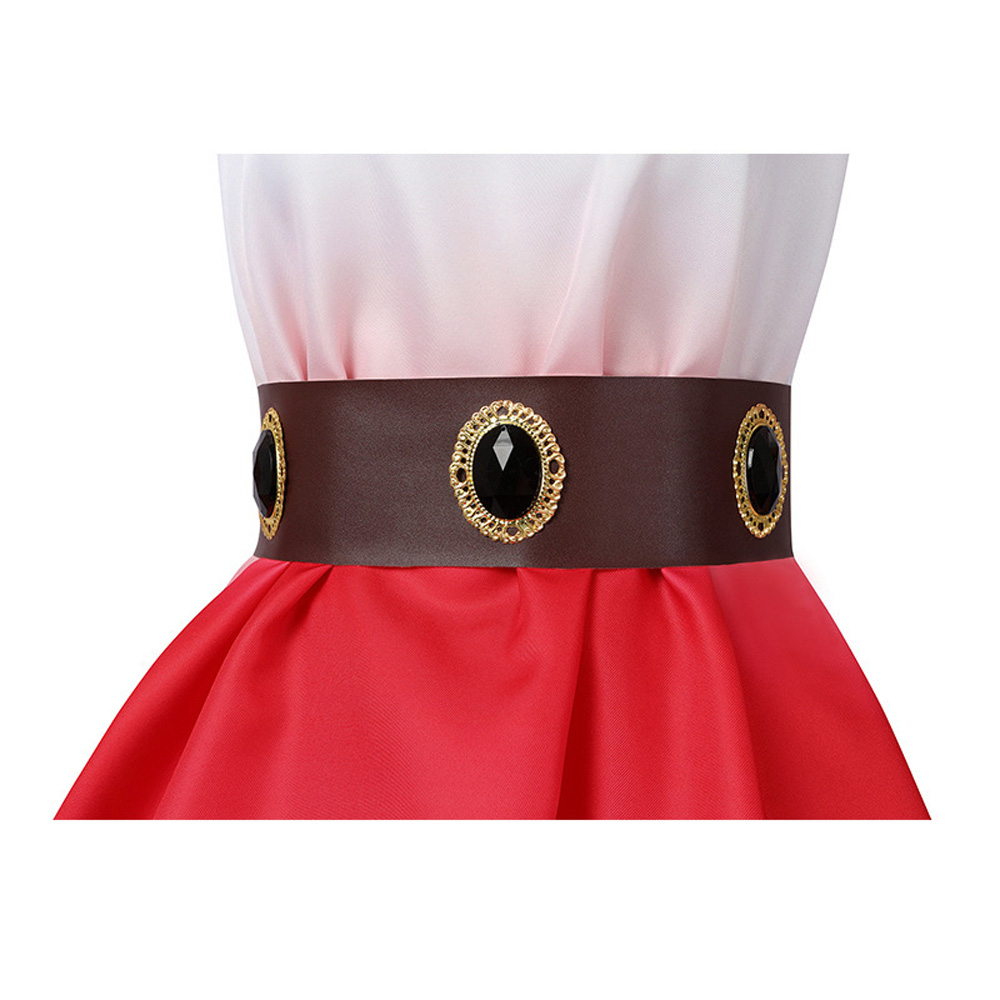 Anime Oshi No Ko Hoshino Ai Costume Women Girl Lolita Dress Sets white red Lady