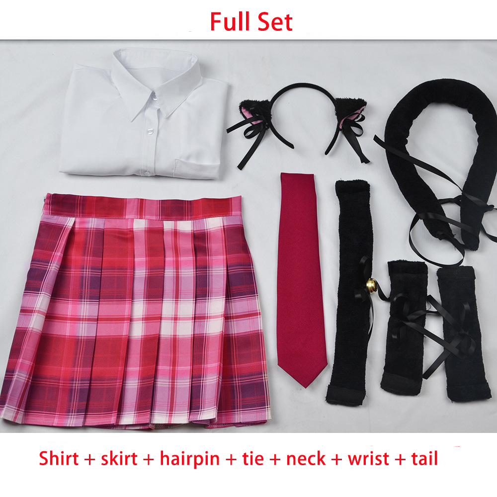 Anime My Dress Up Darling Kitagawa Marin Cosplay Costume Halloween Woman Sexy Suit Shirt