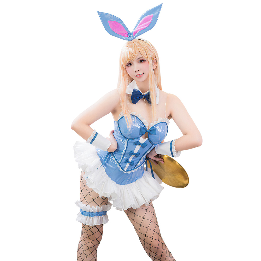 My Dress-Up Darling Marin Kitagawa Blue Bunny Girl Cosplay Costumes
