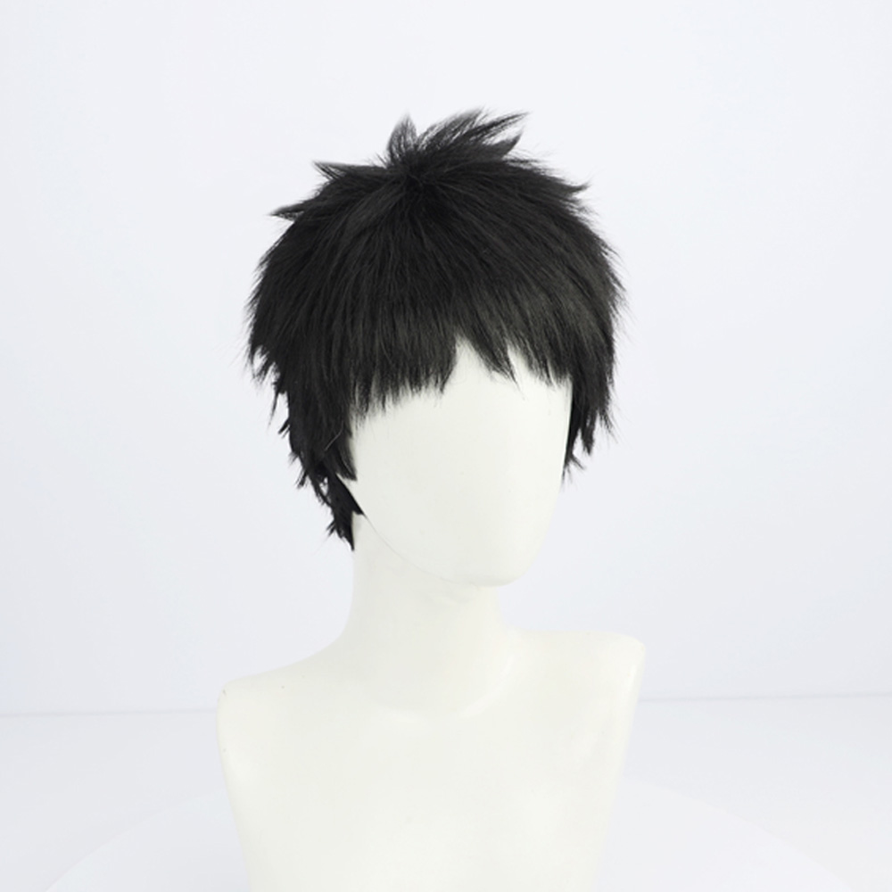 My Dress-Up Darling Gojo Wakana Cosplay Wigs Black 30cm Short Men Hair
