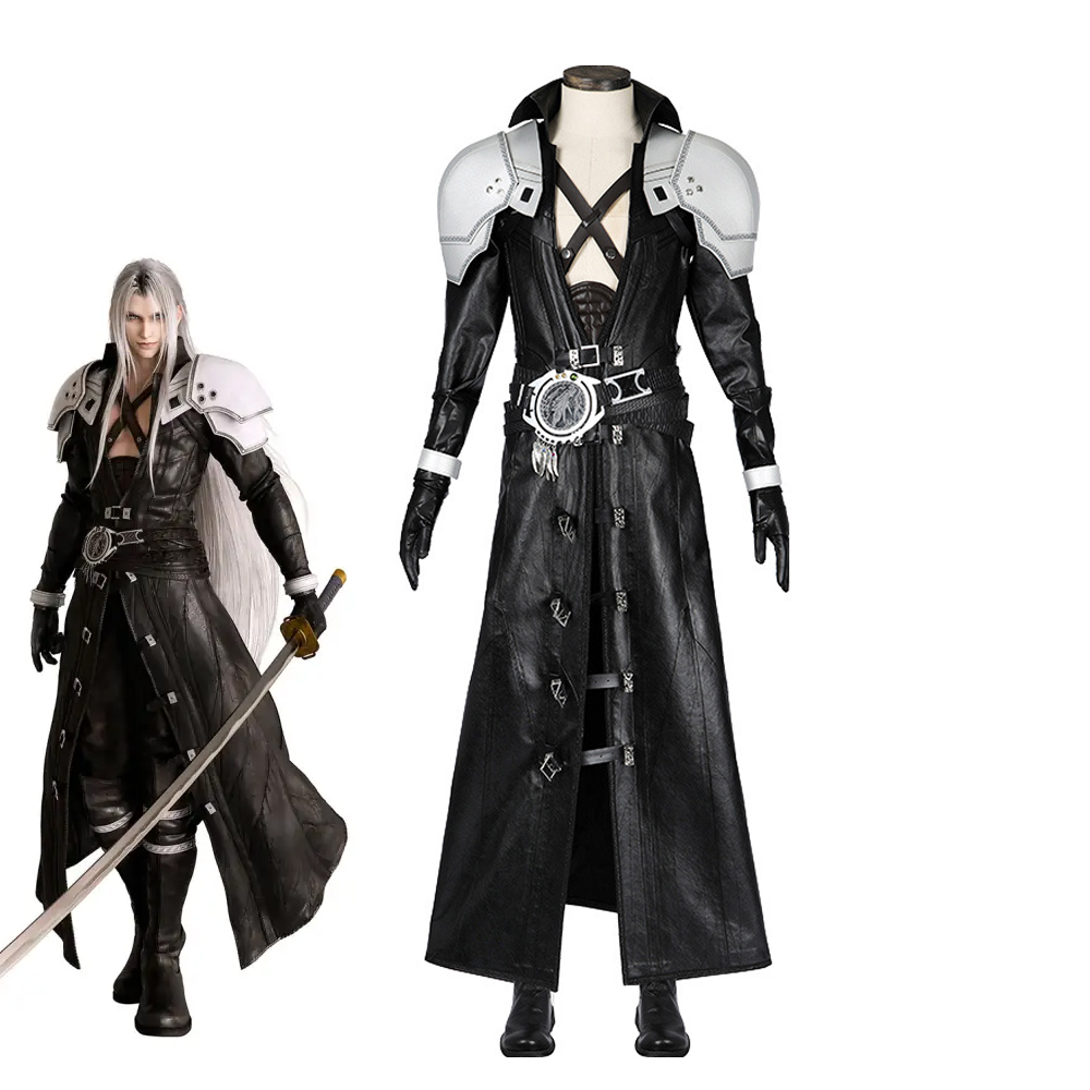 Game Final Fantasy VII Cosplay Sephiroth Cosplay Costume Shoes Boots