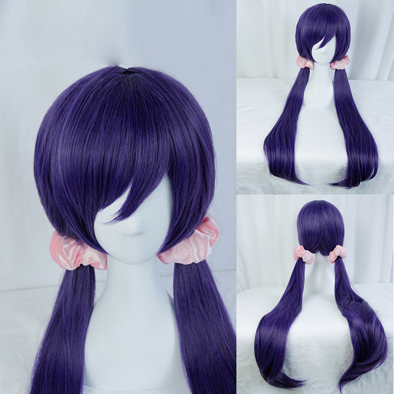 Anime LoveLive! Tojo Nozomi Long Dark Purple Cosplay Wigs
