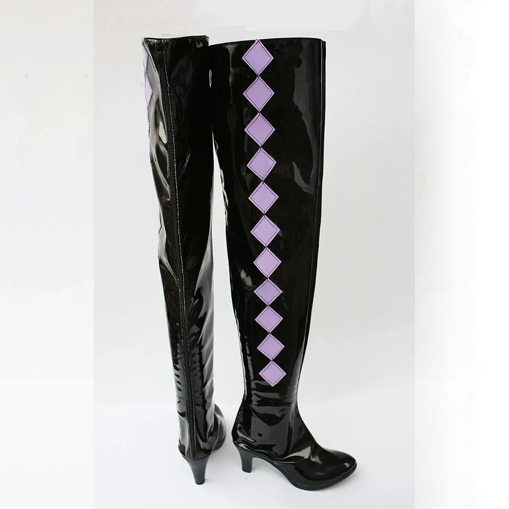 Puella Magi Madoka Magica Akemi Homura Cosplay High Heels Shoes Boots 
