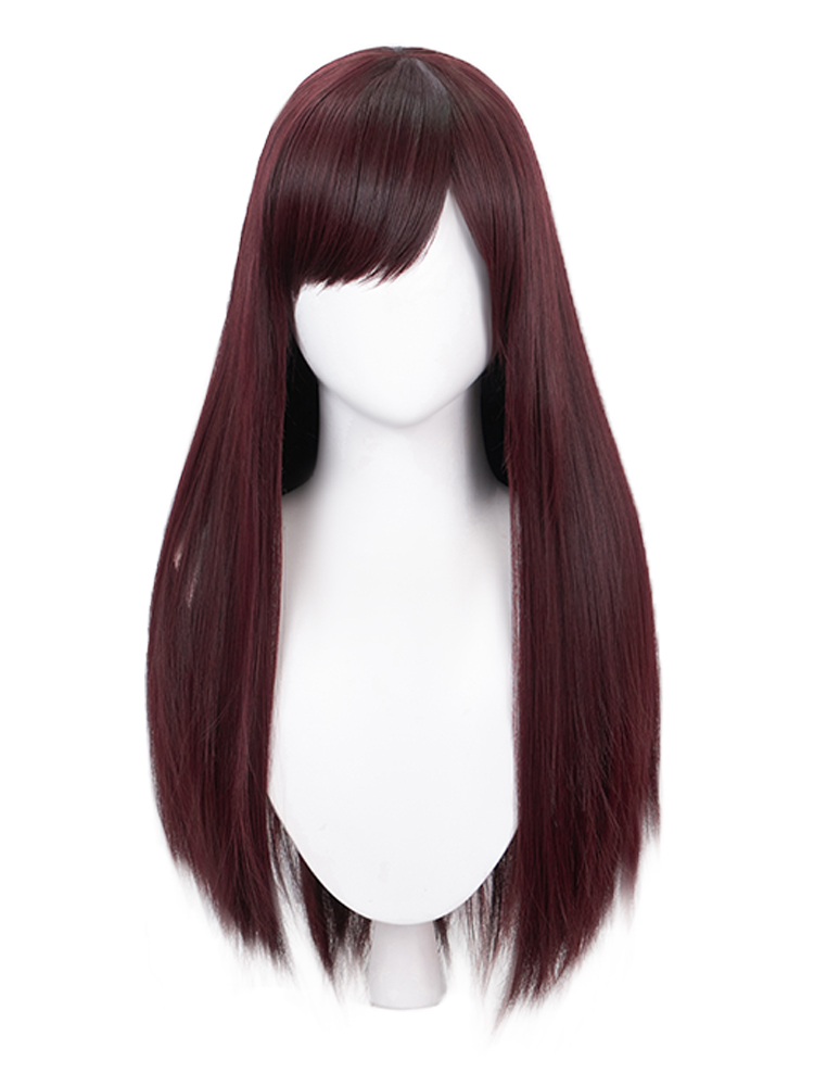 OW Game D.Va Hana Song Cosplay Wigs Long Hair Wigs