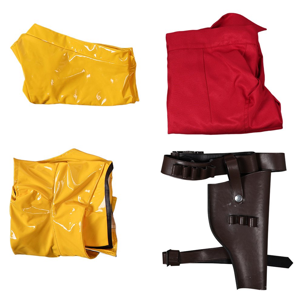 Game Overwatch Ashe Women Red Cowboy Bebop Outfit Cosplay Costume Outfits Halloween Carnival Suit