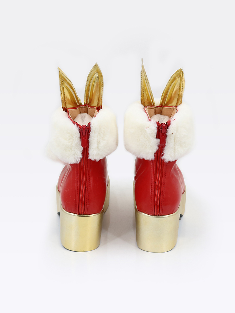 League of Legends Gwen Zapatos  Zodiac Rabbit 2023 Cosplay Shoes Boots