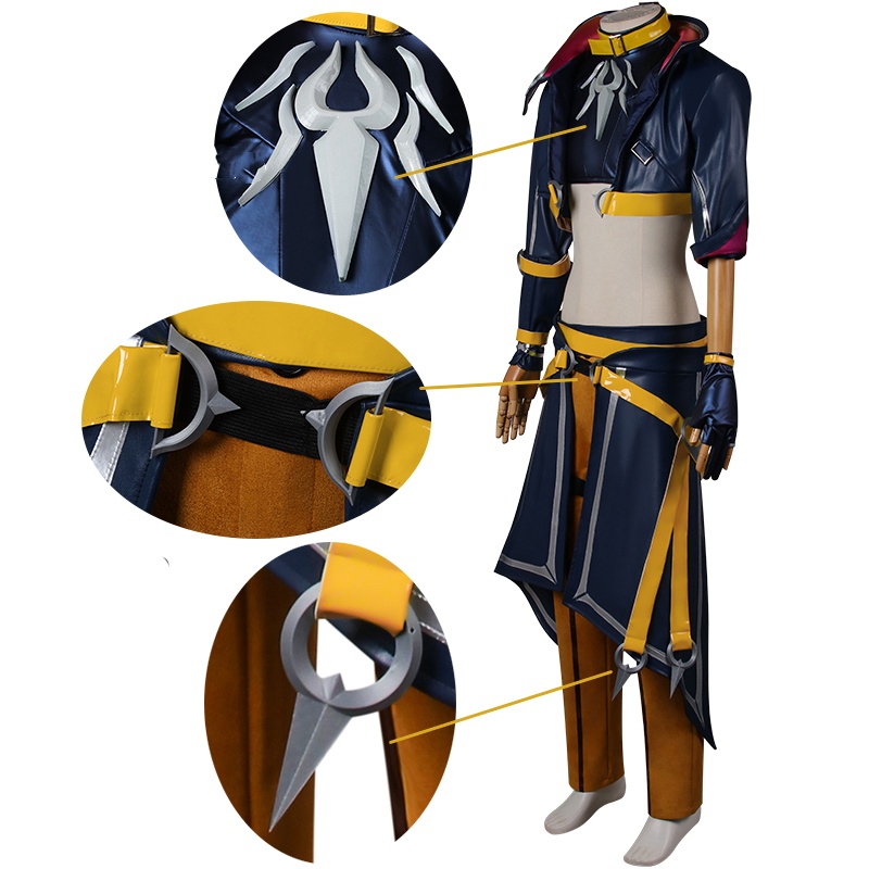 Game League Of Legends LOL HEARTSTEEL Shieda Kayn Cosplay Costume DAX