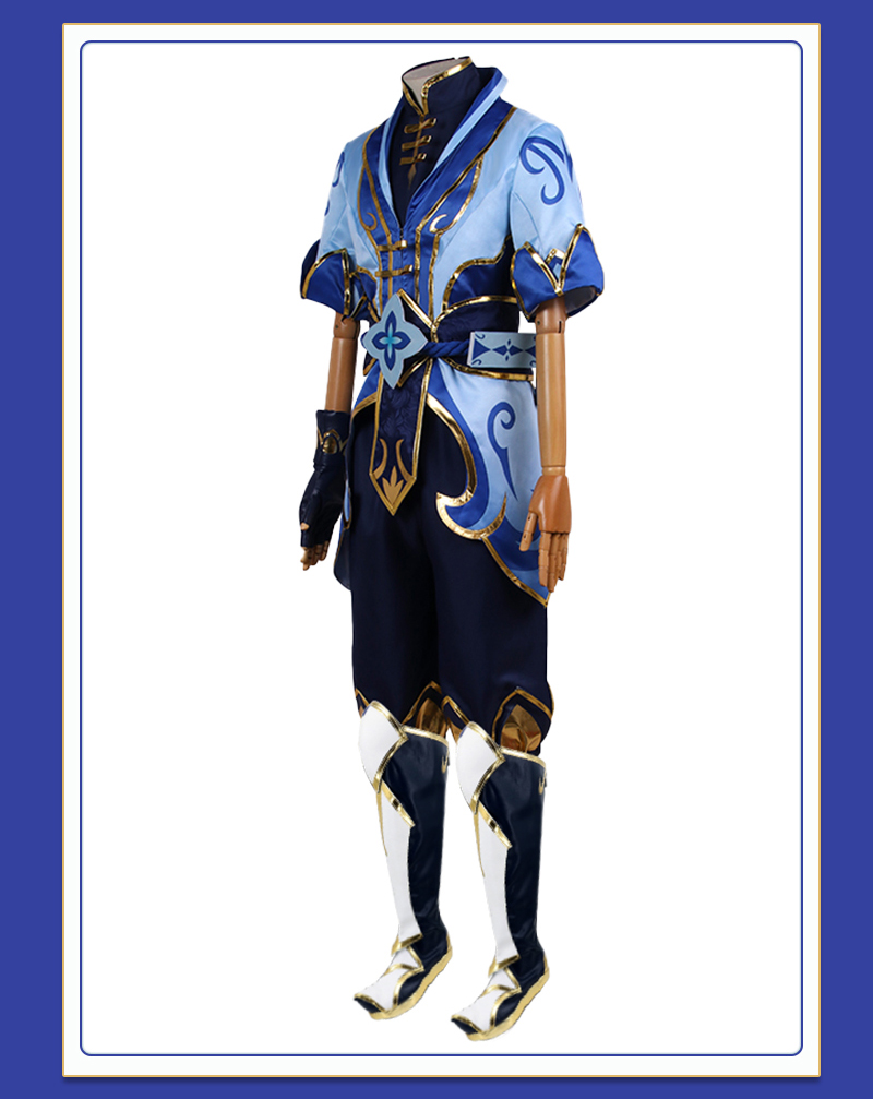 Game League of Legends LOL Porcelain Protector Ezreal  Cosplay Costume White Cosplay Shoes Boots DAX