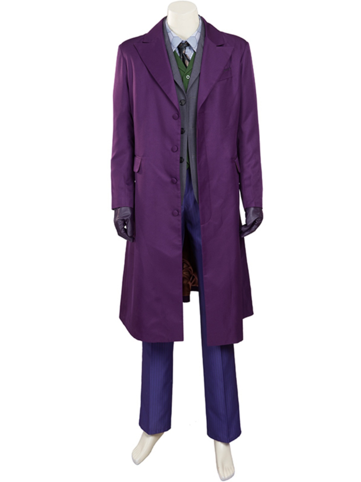 The Dark Cos Knight Joker Cosplay Costume Outfits Halloween Carnival Suit