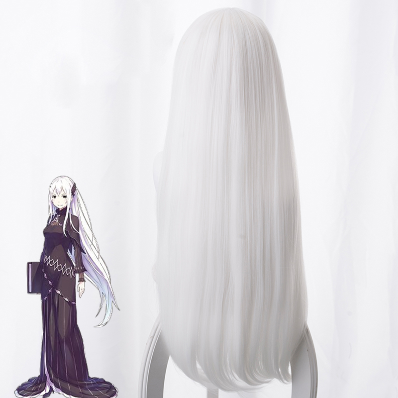 Re:Zero Re: Life In A Different World From Zero Echidna Anime Cosplay Wig 80-110cm