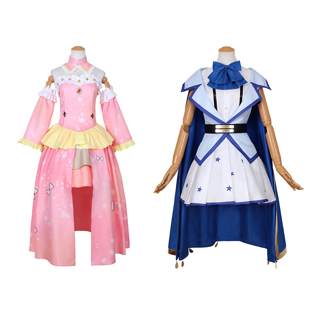 Ram Rem Cosplay Re:zero Kara Hajimeru Isekai Seikatsu Pink Blue Costume Girls Maid Outfit