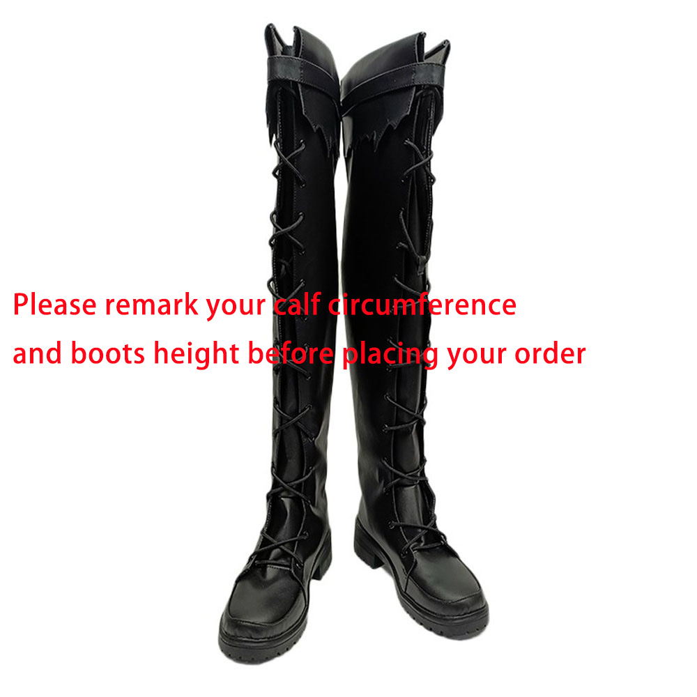 Anime Final Fantasy Ff14 Yshtola Cosplay Shoes for Men Comic Halloween Party Yshtola Cosplay Costume Prop Anime