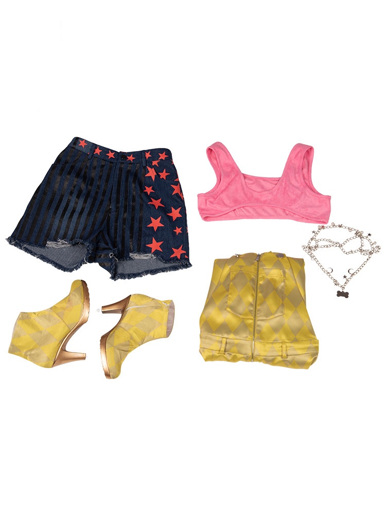 DC Movie Bird of Prey Harley Quinn costume Full Harlequin cosplay outfit